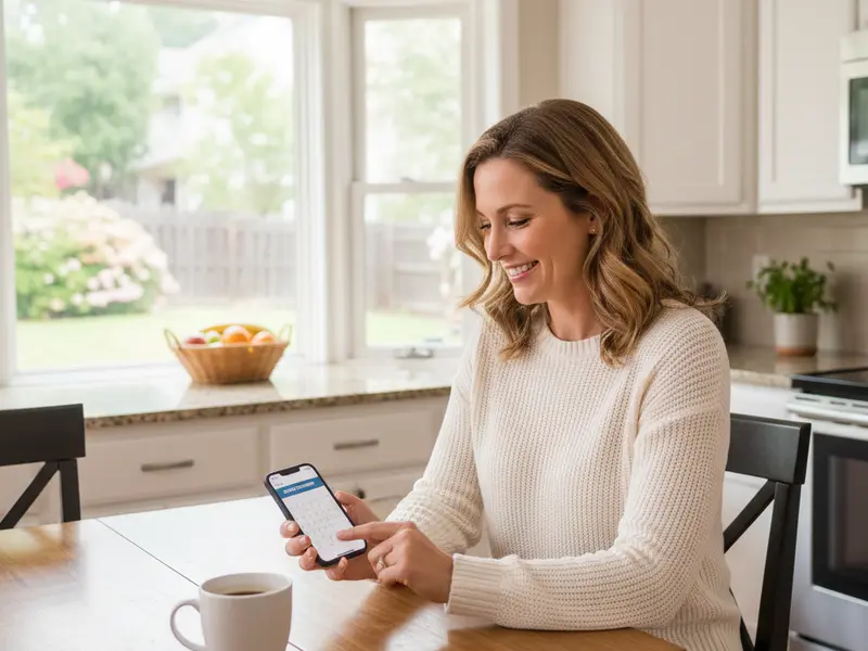 Empty apartment ready for move-out inspection